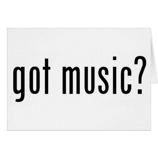 got Musik? (Vorderseite (Horizontal))
