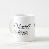 Got Musik? (Anmerkungen 1) Kaffeetasse (Vorderseite Links)