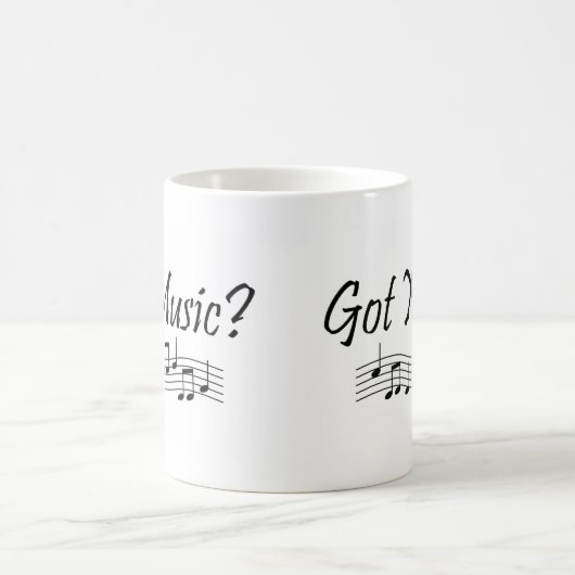 Got Musik? (Anmerkungen 1) Kaffeetasse (Mittel)