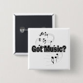 Got Musik (Anmerkungen) Button (Vorne & Hinten)