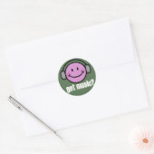 GOT MUSIK SMILE RUNDER AUFKLEBER (Umschlag)