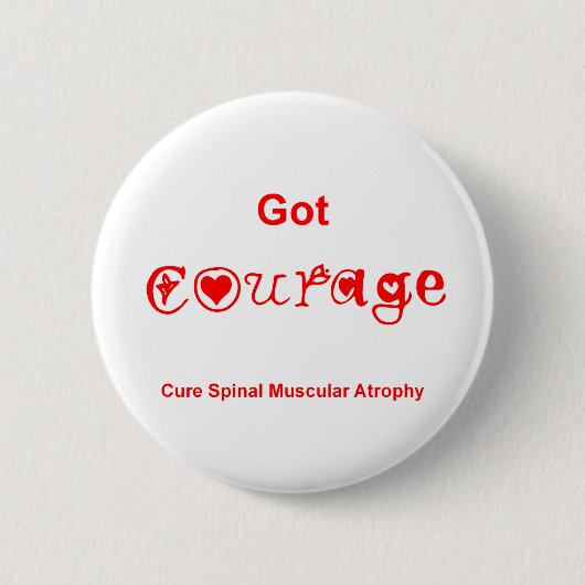 Got Mut - Rot Button (Vorderseite)