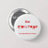 Got Mut - Rot Button (Vorne & Hinten)