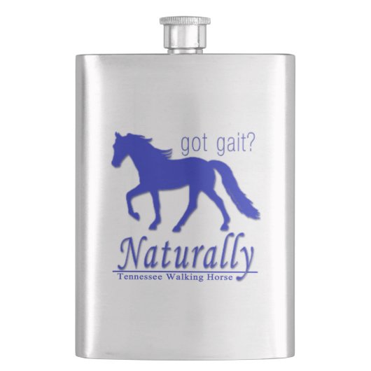 got? Naturally Tennessee Wanderpferd Flachmann (Vorderseite)