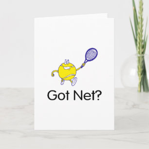 Got Netz? (Tennis) Feiertagskarte
