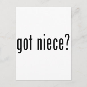 got Nichte? Postkarte