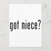 got Nichte? Postkarte (Vorderseite)
