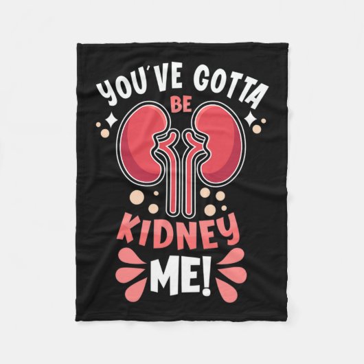 Got, Niere-ich-Dialyse-Patient Niere Awaren Fleecedecke (Vorderseite)