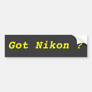Got Nikon? Autoaufkleber