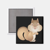 Got Nuts Chipmunk Magnet (Vorderseite/Rückseite)