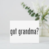 got Oma? Postkarte (Stehend Vorderseite)