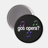Got Opera Music Gift Magnet (Vorderseite/Rückseite)