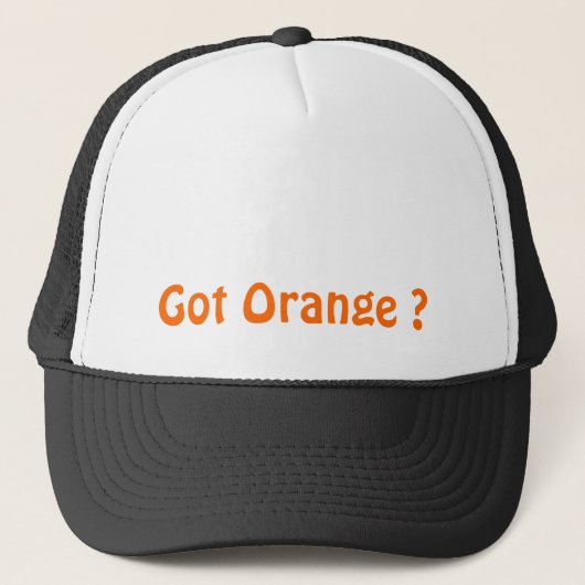 Got orange Kappe? Truckerkappe (Vorderseite)