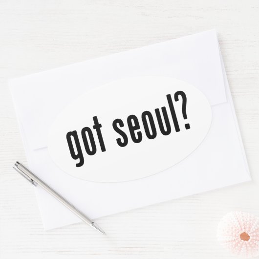 got? ovaler aufkleber (Umschlag)