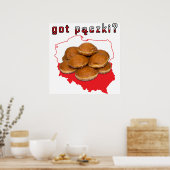 got Paczki? Polnische Karte Poster (Küche)