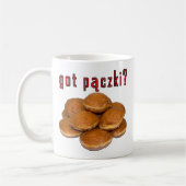 got Paczki? Polnisches Dessert Kaffeetasse (Links)