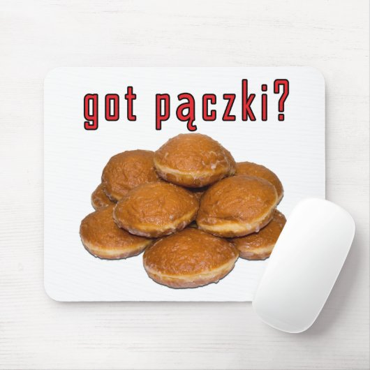 got Paczki? Polnisches Dessert Mousepad (Mit Mouse)