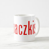 got paczkis? kaffeetasse (VorderseiteRechts)