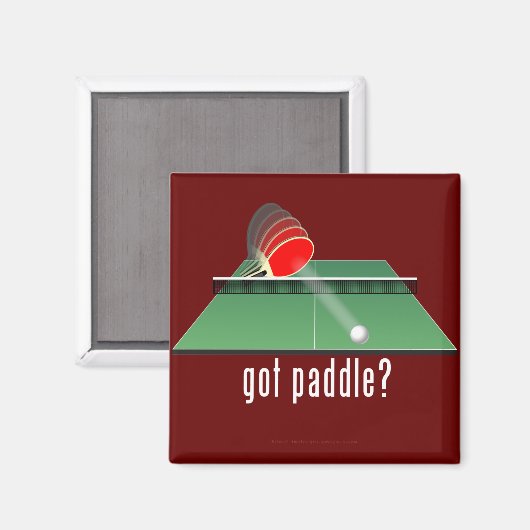 "got Paddel?" Magnet (Vorderseite/Rückseite)