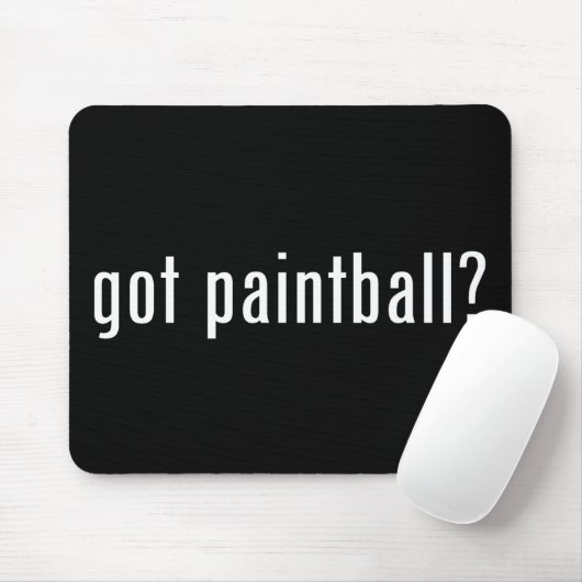 got Paintball? Mousepad (Mit Mouse)