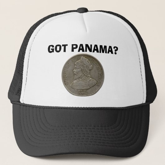 GOT PANAMA? Münzen-Hut Truckerkappe (Vorderseite)