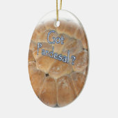 Got Pandesal, philippinische süße Abendessenrolle Keramikornament (Links)