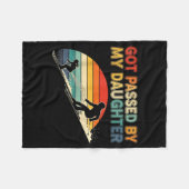 Got Ped By My Daughter Funny Ski Fleecedecke (Vorderseite (Horizontal))