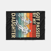 Got Ped By My Daughter Funny Ski Fleecedecke (Vorderseite (Horizontal))