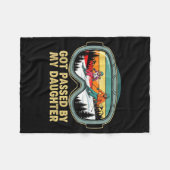 Got Ped By My Daughter Funny Ski Goggles Mountain Fleecedecke (Vorderseite (Horizontal))