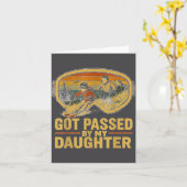 Got Ped By My Daughter Funny Ski Goggles Mountain Karte (Gelbe Blume)