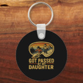 Got Ped By My Daughter Funny Ski Goggles Mountain Schlüsselanhänger (Vorderseite)