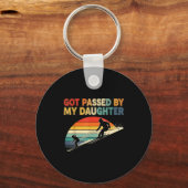 Got Ped By My Daughter Funny Ski Schlüsselanhänger (Vorderseite)