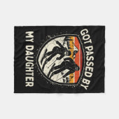 Got Ped By My Daughter Funny Skiing _3  Fleecedecke (Vorderseite (Horizontal))