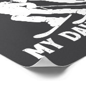 Got Ped By My Daughter Funny Skiing Dad Ski Trip  Poster (Ecke)