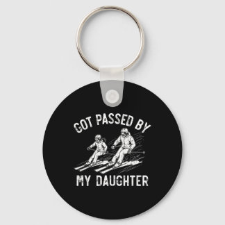 Got Ped By My Daughter Funny Skiing Family _10  Schlüsselanhänger