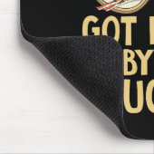 Got Ped By My Daughter Funny Skiing Family _14  Mousepad (Ecke)