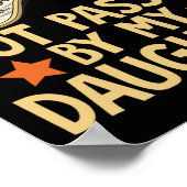 Got Ped By My Daughter Funny Skiing Family _14  Poster (Ecke)