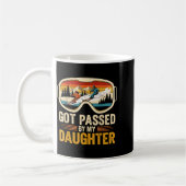 Got Ped By My Daughter Funny Skiing Family  Kaffeetasse (Links)