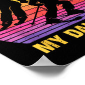 Got Ped By My Daughter Funny Skiing Family  Poster (Ecke)