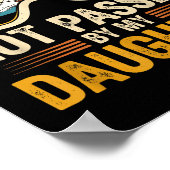 Got Ped By My Daughter Funny Skiing Family  Poster (Ecke)