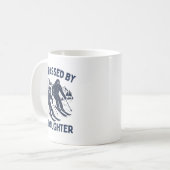 Got Ped By My Daughter Funny Skiing  Kaffeetasse (Vorderseite Links)