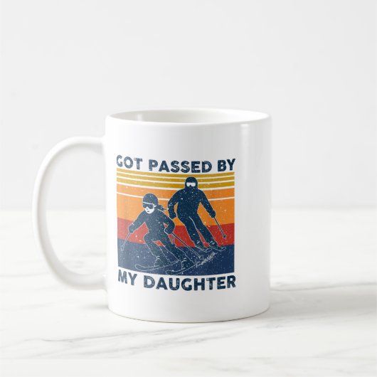 Got Ped By My Daughter Funny Skiing  Kaffeetasse (Links)