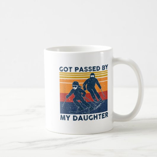 Got Ped By My Daughter Funny Skiing  Kaffeetasse (Rechts)