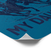 Got Ped By My Daughter Horse Riding Equestrian Dad Poster (Ecke)