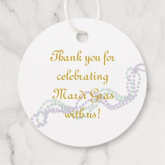 Got Perlen? Geschenkanhänger (Rückseite)