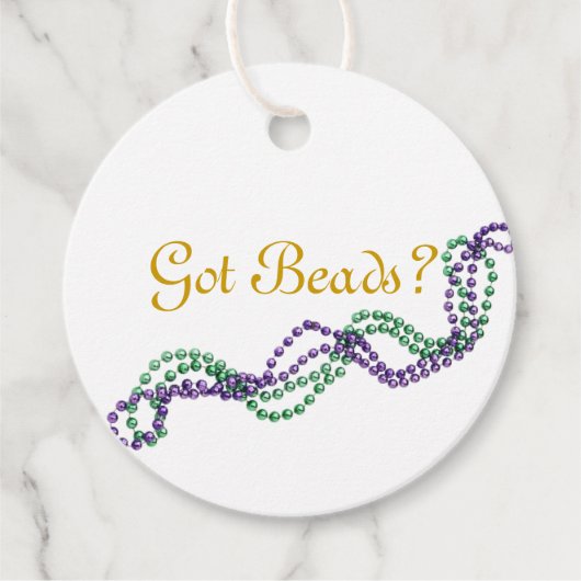 Got Perlen? Geschenkanhänger (Vorderseite)