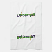 got Perlen? Mardi Gras Küchentuch (Vertikal)