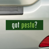got pesto? Autoaufkleber (Auf Auto)