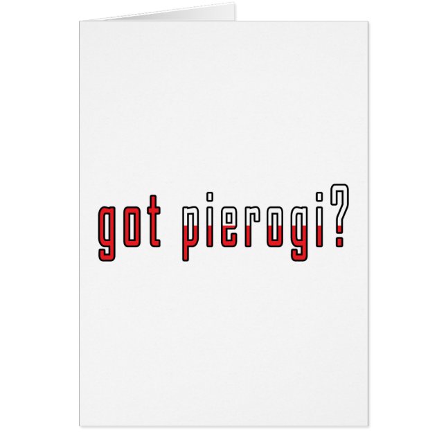 got Pierogi? Flagge (Vorne)