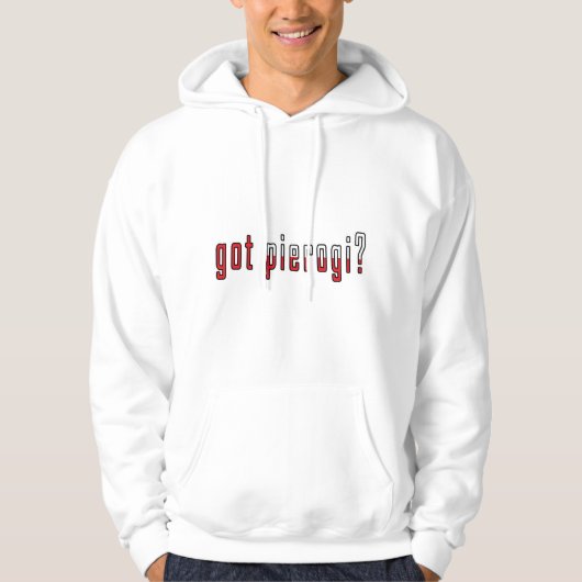 got Pierogi? Flagge Hoodie (Vorderseite)